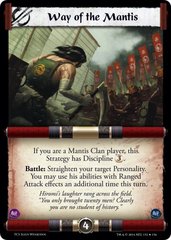 Way of the Mantis
